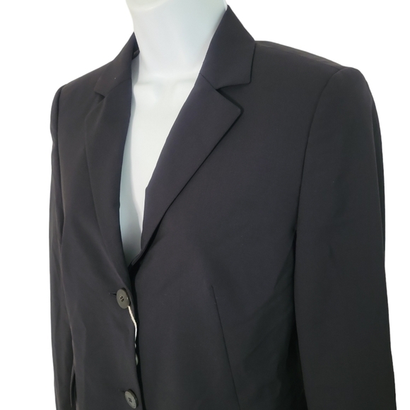 Strenesse Virgin Wool Organic NWT Academia Professional Luxury Blazer -Womens - Picture 3 of 12